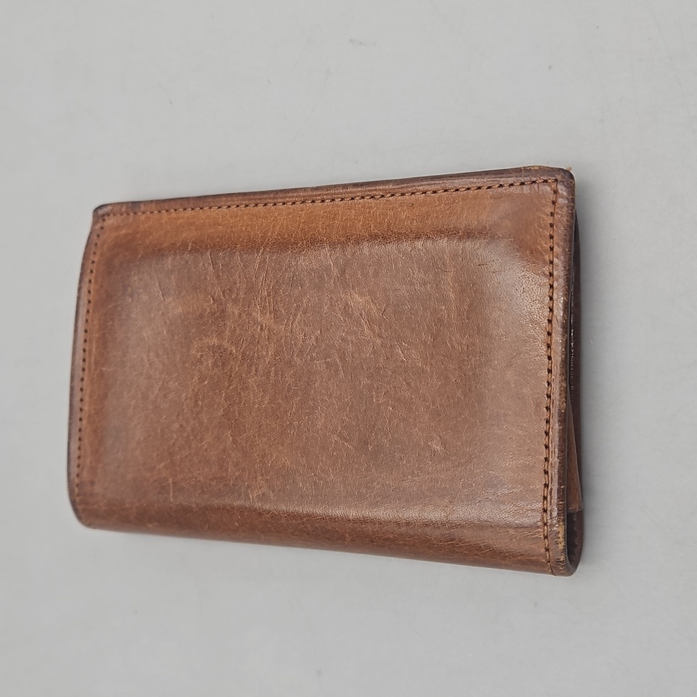 Vintage Coach Small Distressed Brown Wallet